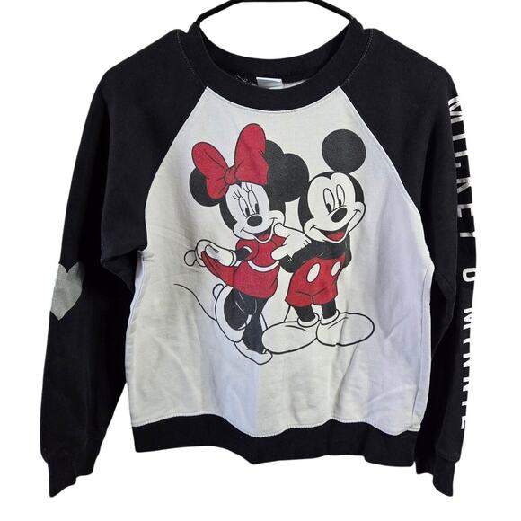 Vintage Mickey & Minnie Pair Sweatshirt - Disney - S (3-5) - Picture 1 of 5
